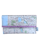 Recycled Map Wallet - Perth Northern Suburbs - Explore Australia