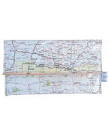 Recycled Map Wallet - Recycled Map Wallet - NSW - Albury, Wagga Wagga, Narranderra, Griffith