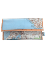 Map-patterned wallet of south australia by lyssymay on a white background