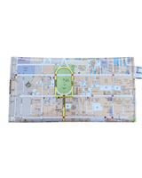 Recycled Street Map Wallet - Adelaide City Centre
