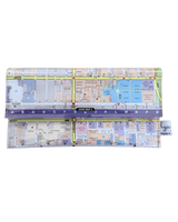Recycled Street Map Wallet - Adelaide City Centre