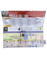 Recycled Street Map Wallet - Adelaide City Centre