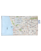 Recycled Street Map Wallet - Adelaide and Southern Suburbs