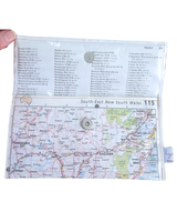 Recycled Map Wallet - Recycled Map Wallet - NSW - Canberra, Bega, Cooma, Goulburn, Woloongong