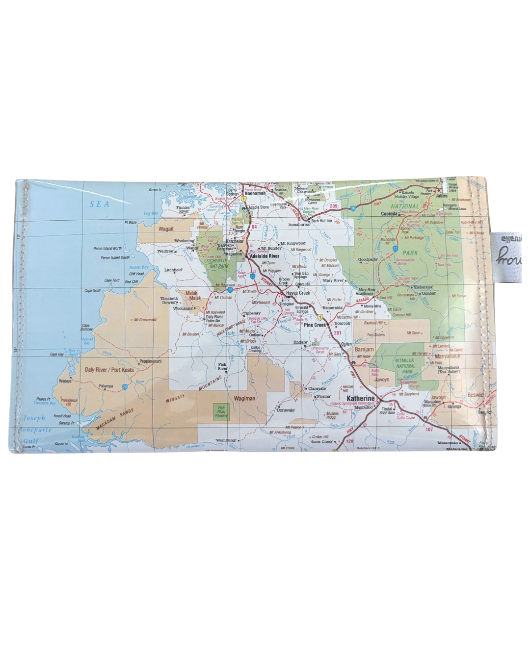 Recycled Map Wallet - Recycled Map Wallet - NT - Darwin, Kakadu, Katherine