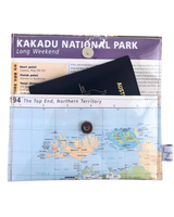 Recycled Map Wallet - Recycled Map Wallet - NT - Darwin, Kakadu, Katherine