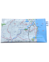 Recycled Street Map Wallet - Southern Gold Coast and Tweed - Burleigh to Mooball