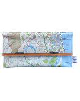 Recycled Street Map Wallet - Gold Coast - Stapylton to Robina