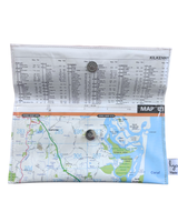Recycled Street Map Wallet - Gold Coast - Stapylton to Robina