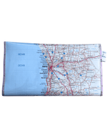 Recycled Map Wallet - WA South West - Explore Australia
