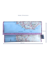 Recycled Map Wallet - WA South West - Explore Australia
