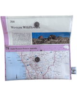 Recycled Map Wallet - WA South West - Explore Australia