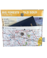 Recycled Map Wallet - VIC - Ballarat, Geelong, Apollo Bay, Sorrento