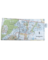 Recycled Street Map Wallet - Broadmeadows, Meadow Heights, Coolaroo