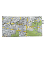 Recycled Street Map Wallet - Cannon Hill, Carina, Morningside, Colmslie