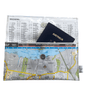 Recycled street map wallet made from Brisbane UBD map featuring Cannon Hill, Carina, Morningside, and Colmslie suburbs