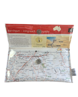 Recycled Map Wallet - Charleville, Longreach, Blackall, Winton