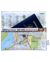 Recycled Street Map Wallet - Coorparoo, Camp Hill , Morningside, Hawthorne