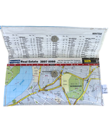 Recycled Street Map Wallet - Coorparoo, Camp Hill , Morningside, Hawthorne
