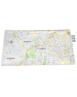 Recycled Street Map Wallet - Kenmore, Kenmore Hills, Jindalee, Pinjarra Hills, Brookfield