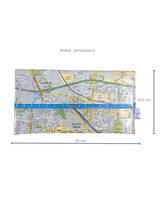 Recycled Street Map Wallet - Loganlea, Meadowbrook, Slacks Creek, Springwood