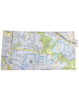 Recycled Street Map Wallet - Loganlea, Meadowbrook, Slacks Creek, Springwood