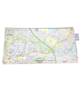 Recycled Street Map Wallet - Murrumba Downs, Griffin, North Lakes, Kallangur, Dakabin