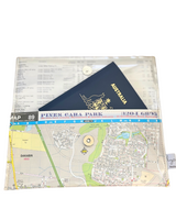 Recycled Street Map Wallet - Murrumba Downs, Griffin, North Lakes, Kallangur, Dakabin