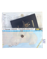 Recycled Street Map Wallet - Sandgate, Bracken Ridge, Brighton
