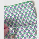 Jemima in Purple Floral  Mini Fabric Bag + Matching Zip Purse