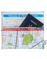 Recycled Street Map Wallet - Collingwood, Fitzroy, Carlton, Clifton Hill