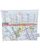 Recycled Street Map Wallet - Collingwood, Fitzroy, Carlton, Clifton Hill